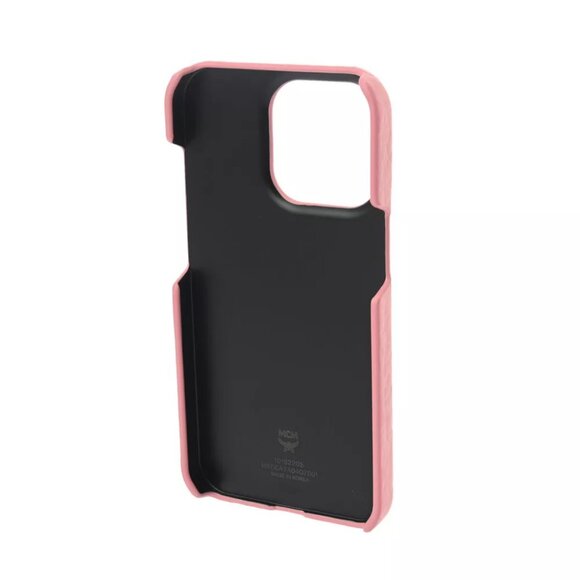 MCM iPhone13 Pro French Bulldog Smartphone Case Visetos Pink - Picture 2 of 12